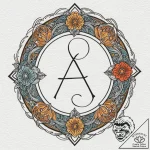 152. tattoo design: a “gadat” rune with swirl… – tattoo sketch (№1752872651_0, 18.07.2025 21:04) — tattoovalue.net