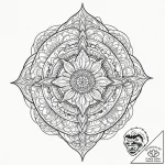 Iris, tattoo line art, black and grey tattoo… – tattoo sketch (№1752873416_0, 18.07.2025 21:16) — tattoovalue.net