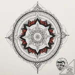 A trash polka composition of the old gods vs…. – tattoo sketch (№1752873501_0, 18.07.2025 21:18) — tattoovalue.net