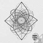 Tattoo design an abstract pattern of intertwi… – tattoo sketch (№1752875417_0, 18.07.2025 21:50) — tattoovalue.net