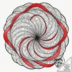 Tattoo sketch an abstract “game flow” represe… – tattoo sketch (№1752875669_0, 18.07.2025 21:54) — tattoovalue.net