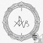 59. tattoo design: a “mir” rune integrated in… – tattoo sketch (№1752877338_0, 18.07.2025 22:22) — tattoovalue.net