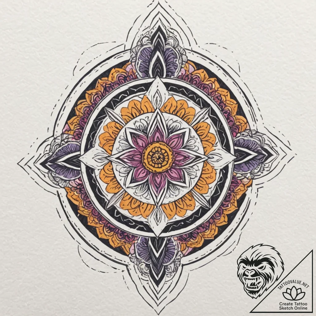 A person performing a magic trick with a deck... - tattoo sketch (№1752878089_0, 18.07.2025 22:34) — tattoovalue.net