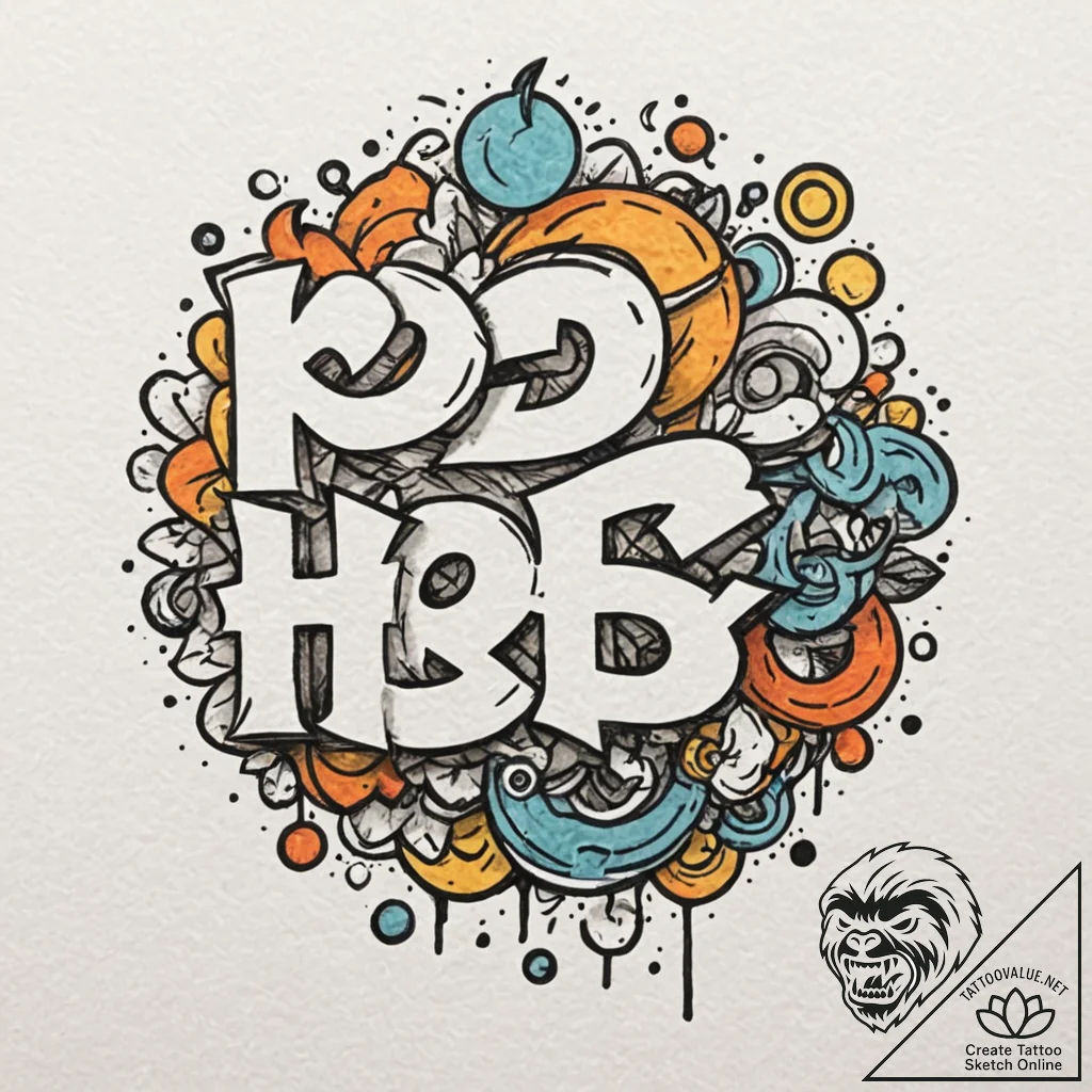 Elements (symbols), artistic tattoo sketch, m... - tattoo sketch (№1752878422_0, 18.07.2025 22:40) — tattoovalue.net