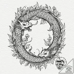 Tattoo sketch a tree with leaves that are fin… – tattoo sketch (№1752879091_0, 18.07.2025 22:51) — tattoovalue.net