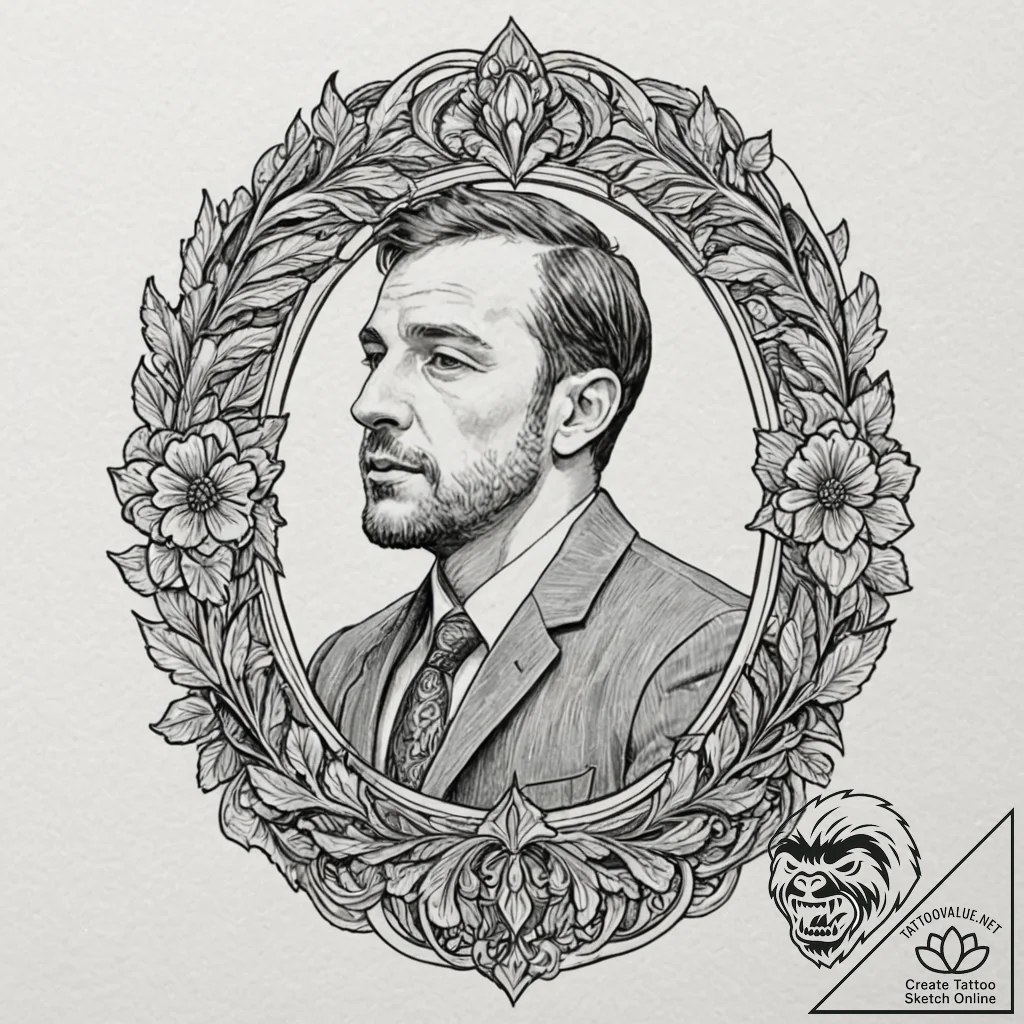 гай ричи (guy ritchie universe), tattoo sketc... - tattoo sketch (№1752879258_0, 18.07.2025 22:54) — tattoovalue.net