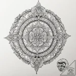 Tattoo design a small, clean linework of a sp… – tattoo sketch (№1752879928_0, 18.07.2025 23:05) — tattoovalue.net