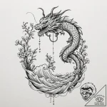 An empty playground at dusk, swings gently mo… – tattoo sketch (№1752880179_0, 18.07.2025 23:09) — tattoovalue.net