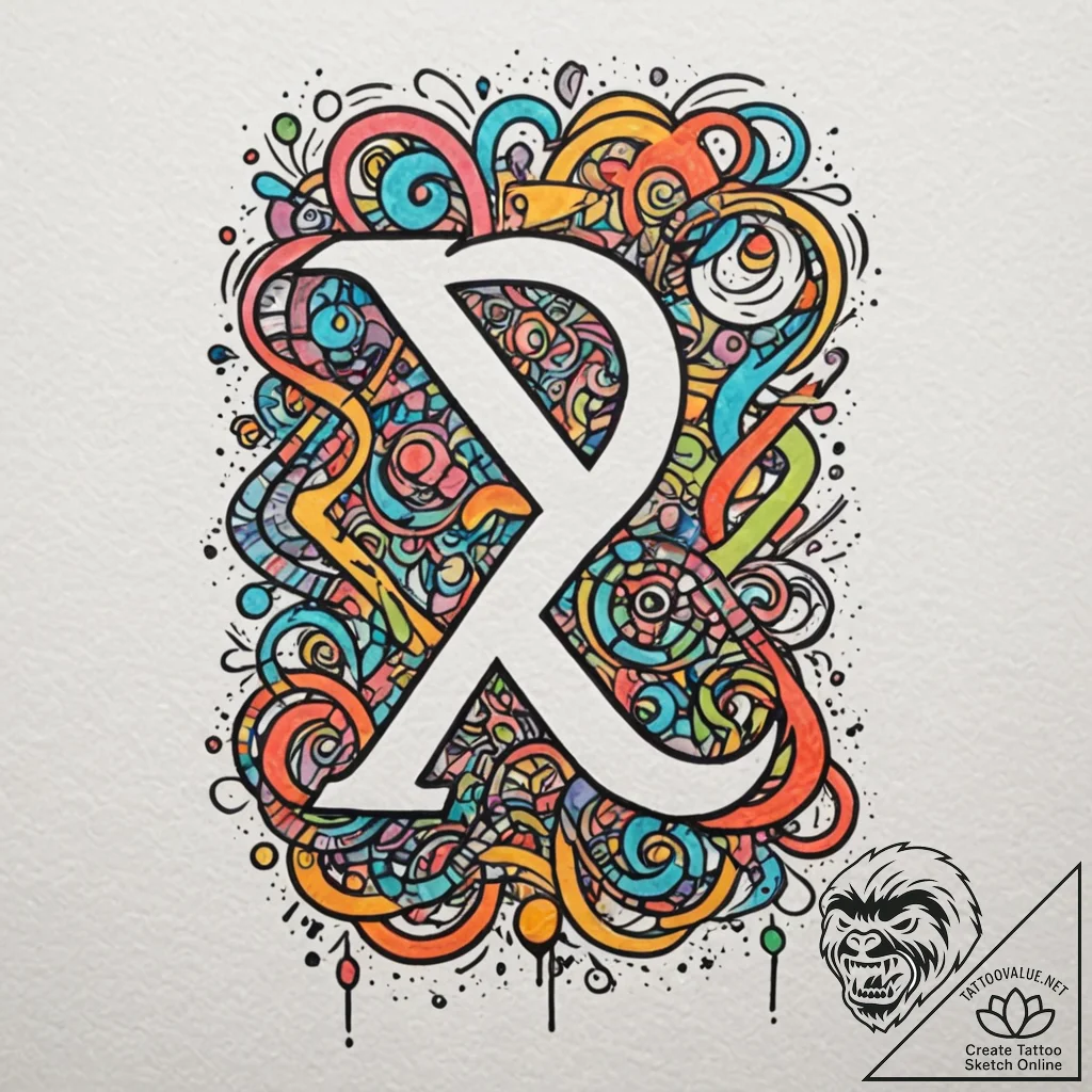Tattoo sketch a minimalist roman numeral date... - tattoo sketch (№1752880855_0, 18.07.2025 23:20) — tattoovalue.net