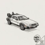 назад в будущее (back to the future):, artist… – tattoo sketch (№1752880939_0, 18.07.2025 23:22) — tattoovalue.net