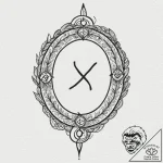 136. tattoo sketch: the rune “ud,” depicted b… – tattoo sketch (№1752882445_0, 18.07.2025 23:47) — tattoovalue.net