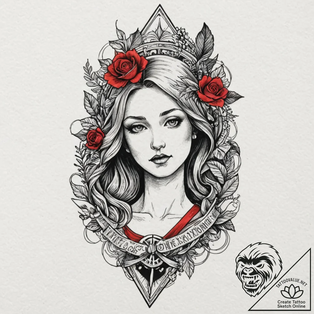 Mother of god, tattoo flash sheet design, mut... - tattoo sketch (№1752882694_0, 18.07.2025 23:51) — tattoovalue.net