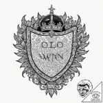 Tattoo design a “solo win” icon with a crown… – tattoo sketch (№1752883282_0, 19.07.2025 00:01) — tattoovalue.net