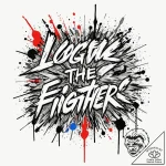 Trash polka art of the “long live the fighter… – tattoo sketch (№1752884624_0, 19.07.2025 00:23) — tattoovalue.net