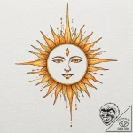 Tattoo sketch: watercolor splashes of bright… – tattoo sketch (№1752886391_0, 19.07.2025 00:53) — tattoovalue.net