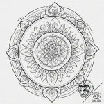 Tattoo design a zodiac glyph (symbol) with su… – tattoo sketch (№1752886972_0, 19.07.2025 01:02) — tattoovalue.net