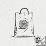 Tattoo design ‘lemon slice’ on one, ‘tea bag’… – tattoo sketch (№1752887886_0, 19.07.2025 01:18) — tattoovalue.net