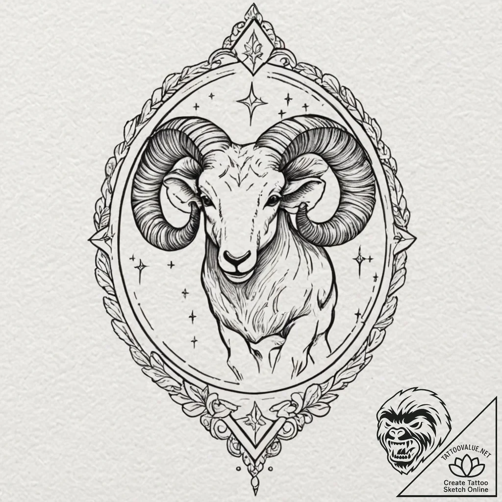 Tattoo sketch a single keyword representing t... - tattoo sketch (№1752888800_0, 19.07.2025 01:33) — tattoovalue.net