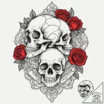 Tattoo design a delicate, intricate embroider… – tattoo sketch (№1752889295_0, 19.07.2025 01:41) — tattoovalue.net