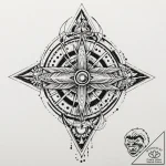 A trash polka composition of jinx, with her c… – tattoo sketch (№1752889629_0, 19.07.2025 01:47) — tattoovalue.net