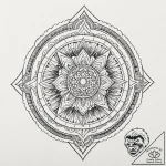 A graphic novel portrait of the main characte… – tattoo sketch (№1752890626_0, 19.07.2025 02:03) — tattoovalue.net