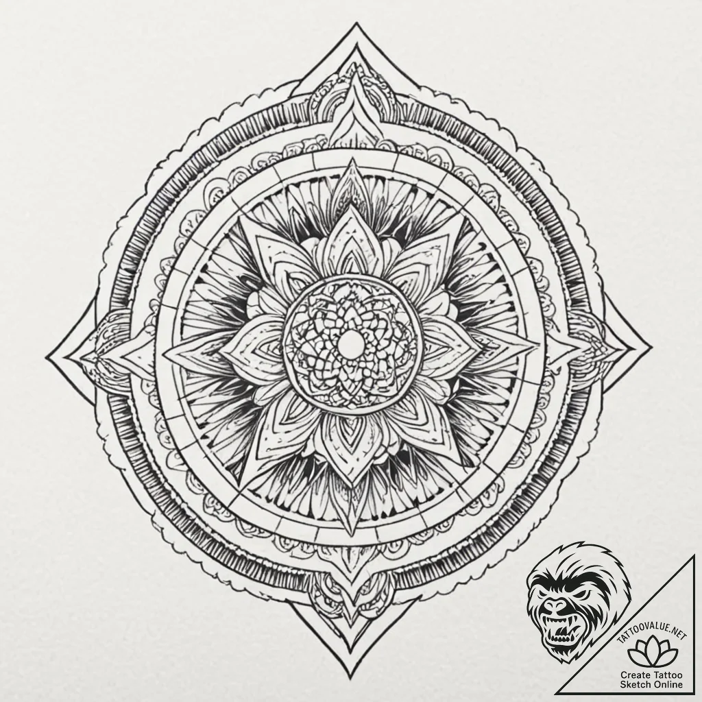 A graphic novel portrait of the main characte... - tattoo sketch (№1752890626_0, 19.07.2025 02:03) — tattoovalue.net
