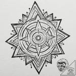 Tattoo design an abstract “aura” surrounding… – tattoo sketch (№1752891455_0, 19.07.2025 02:17) — tattoovalue.net