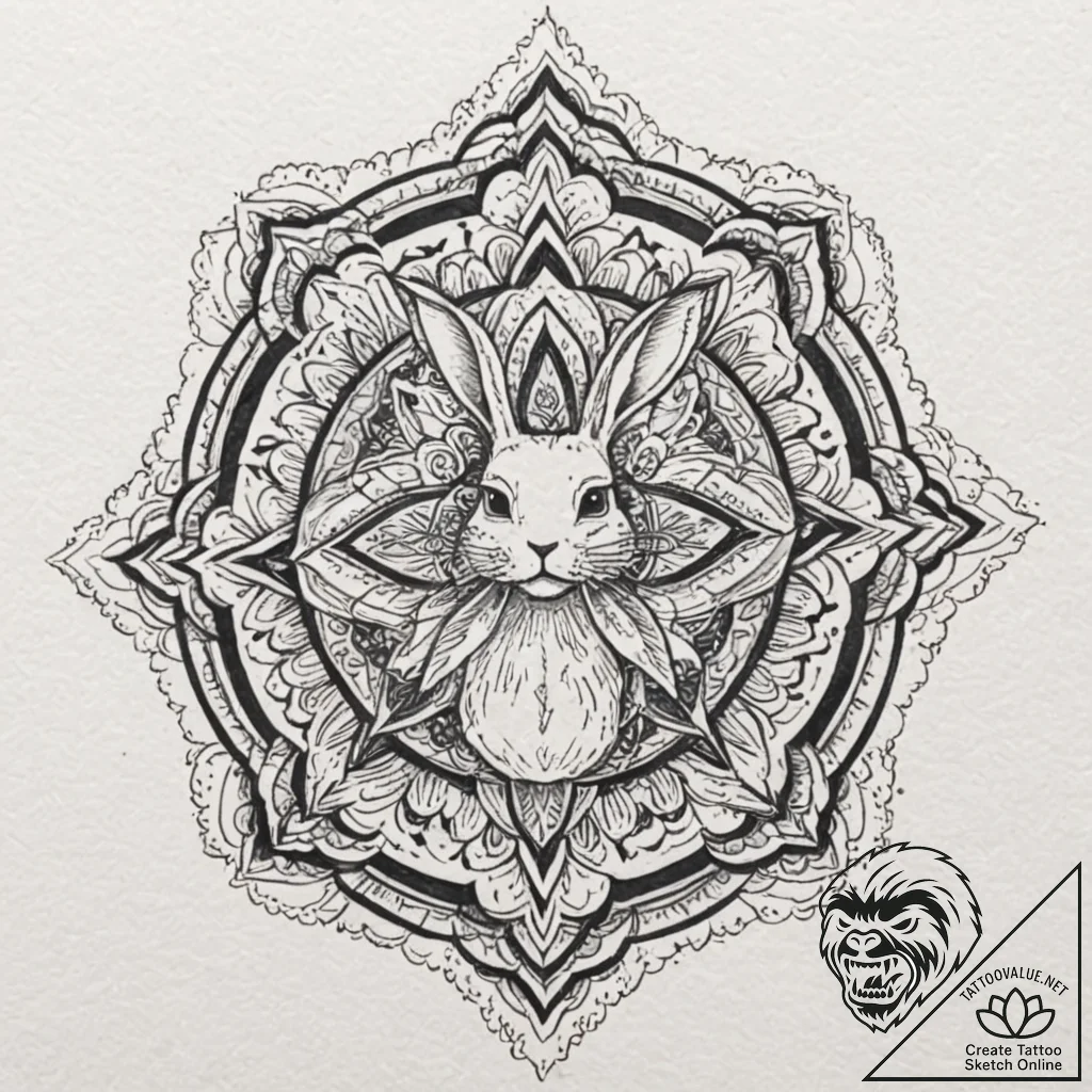 A watercolor sketch of the jack rabbit slim's... - tattoo sketch (№1752892616_0, 19.07.2025 02:36) — tattoovalue.net