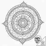 Tattoo sketch a dotwork mandala incorporating… – tattoo sketch (№1752893279_0, 19.07.2025 02:47) — tattoovalue.net