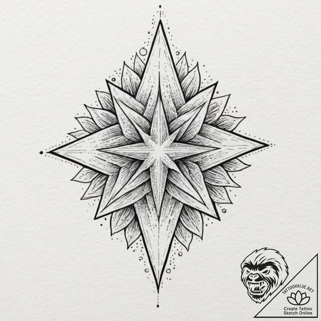 Tattoo design a subtle representation of a gu... - tattoo sketch (№1752893611_0, 19.07.2025 02:53) — tattoovalue.net