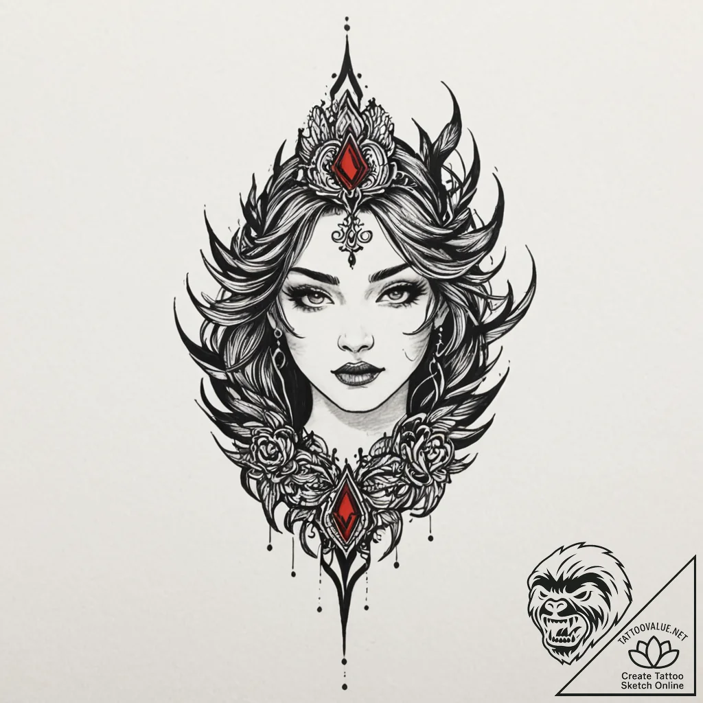 Epaulet, tattoo line art, blackwork tattoo st... - tattoo sketch (№1752896525_0, 19.07.2025 03:42) — tattoovalue.net