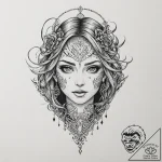 Tattoo design a glowing rgb led strip arrange… – tattoo sketch (№1752897023_0, 19.07.2025 03:50) — tattoovalue.net