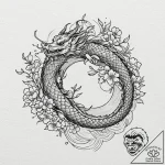 Tattoo design a surveyor’s transit, symbolizi… – tattoo sketch (№1752897355_0, 19.07.2025 03:55) — tattoovalue.net