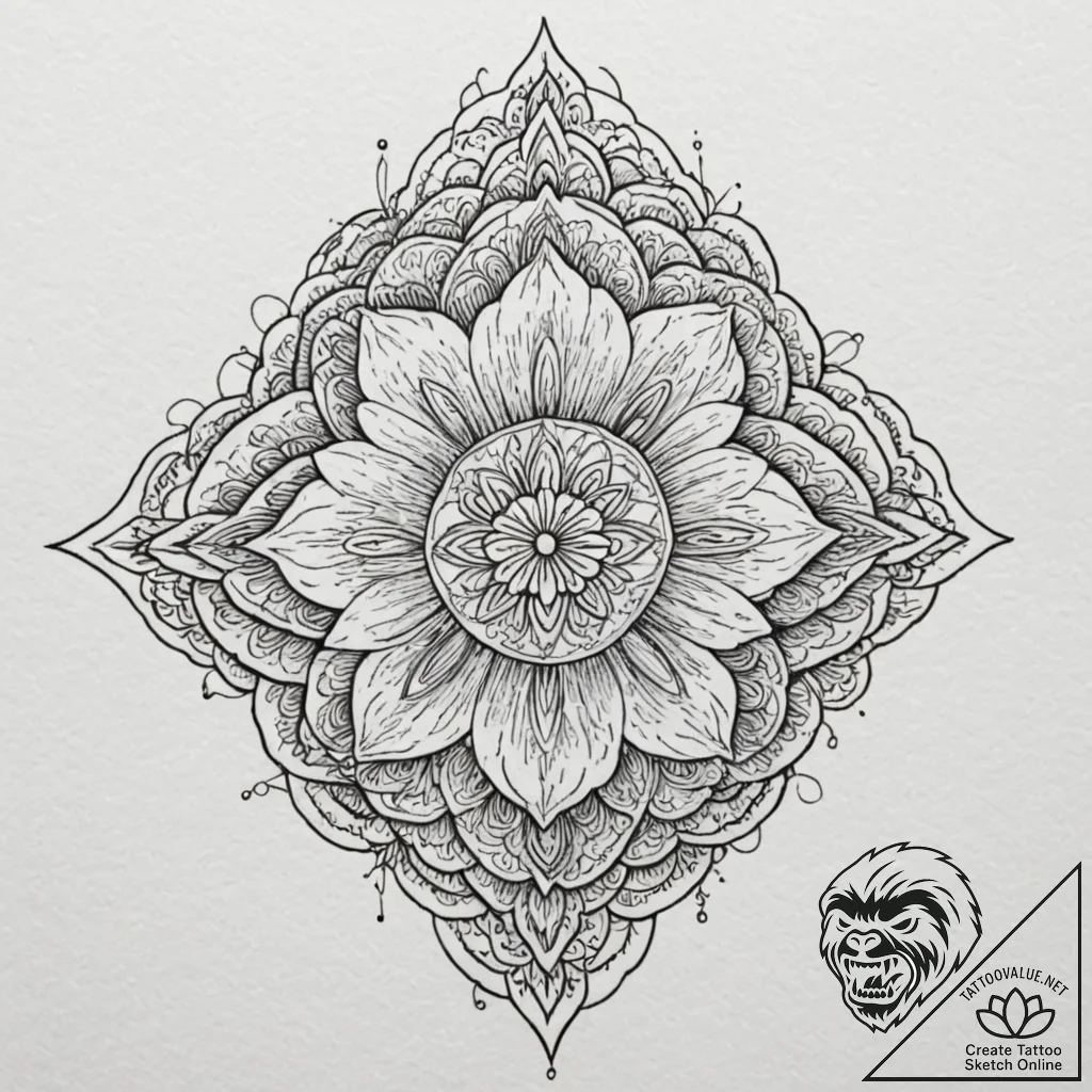 Tattoo sketch a subtle light emanating from w... - tattoo sketch (№1752898017_0, 19.07.2025 04:06) — tattoovalue.net