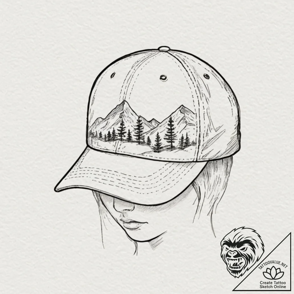 Monomakh's cap, concept art for tattoo, muted... - tattoo sketch (№1752898265_0, 19.07.2025 04:11) — tattoovalue.net