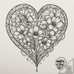 Tattoo sketch a flower whose petals are subtl… – tattoo sketch (№1752900666_0, 19.07.2025 04:51) — tattoovalue.net