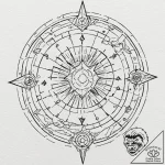 Tattoo design a zodiac symbol integrated into… – tattoo sketch (№1752900831_0, 19.07.2025 04:53) — tattoovalue.net