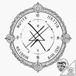 Tattoo sketch a personalized quote in the fon… – tattoo sketch (№1752901079_0, 19.07.2025 04:57) — tattoovalue.net
