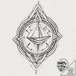 Tattoo sketch a series of interconnected geom… – tattoo sketch (№1752904218_0, 19.07.2025 05:50) — tattoovalue.net