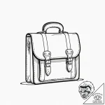 A minimalist tattoo of the briefcase from pul… – tattoo sketch (№1752904467_0, 19.07.2025 05:54) — tattoovalue.net