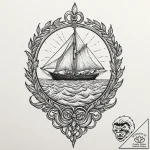 Tattoo sketch a fluid, organic shape that rep… – tattoo sketch (№1752904550_0, 19.07.2025 05:55) — tattoovalue.net