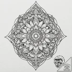 Tattoo design an abstract representation of s… – tattoo sketch (№1752906287_0, 19.07.2025 06:24) — tattoovalue.net