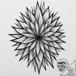 Tattoo sketch a shattered glass effect, with… – tattoo sketch (№1752906454_0, 19.07.2025 06:27) — tattoovalue.net
