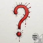 Tattoo sketch a pixelated “!” exclamation mar… – tattoo sketch (№1752908273_0, 19.07.2025 06:57) — tattoovalue.net