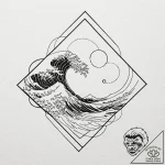 Tattoo design an abstract representation of a… – tattoo sketch (№1752910513_0, 19.07.2025 07:35) — tattoovalue.net