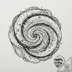 Tattoo design a ‘cosmic swirl’ on one, its co… – tattoo sketch (№1752912828_0, 19.07.2025 08:13) — tattoovalue.net