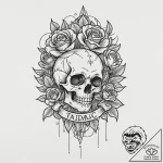 Tattoo sketch a personalized tarot card with… – tattoo sketch (№1752914230_0, 19.07.2025 08:37) — tattoovalue.net