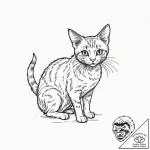 Tattoo sketch a game over screen with a humor… – tattoo sketch (№1752915151_0, 19.07.2025 08:52) — tattoovalue.net