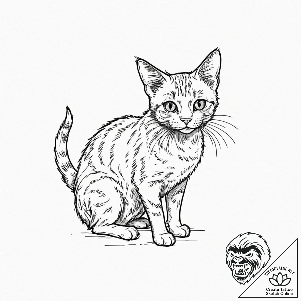 Tattoo sketch a game over screen with a humor... - tattoo sketch (№1752915151_0, 19.07.2025 08:52) — tattoovalue.net