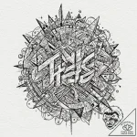 Tattoo sketch a word that transforms into an… – tattoo sketch (№1752916227_0, 19.07.2025 09:10) — tattoovalue.net